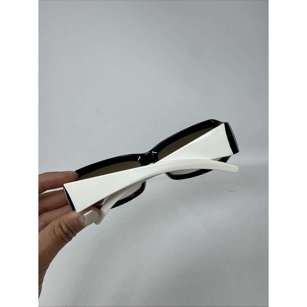 Spy+ Optics ABBEY Black White Rectangle Sunglasses - Picture 2 of 11